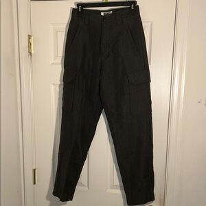 City Streets Men's Charcoal Dress Pants